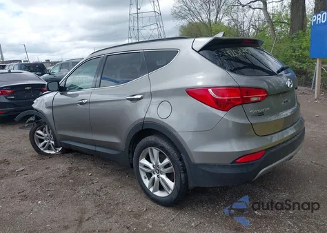2013 Hyundai Santa Fe Sport 2.0T from USA, damaged, VIN 5XYZUDLA3DG114436